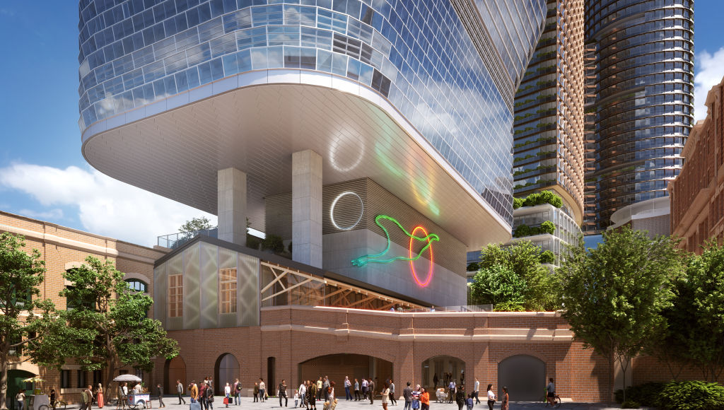 Inside Atlassian Central: YHA's new flagship comes with a climbing wall, microbrewery and amphitheatre