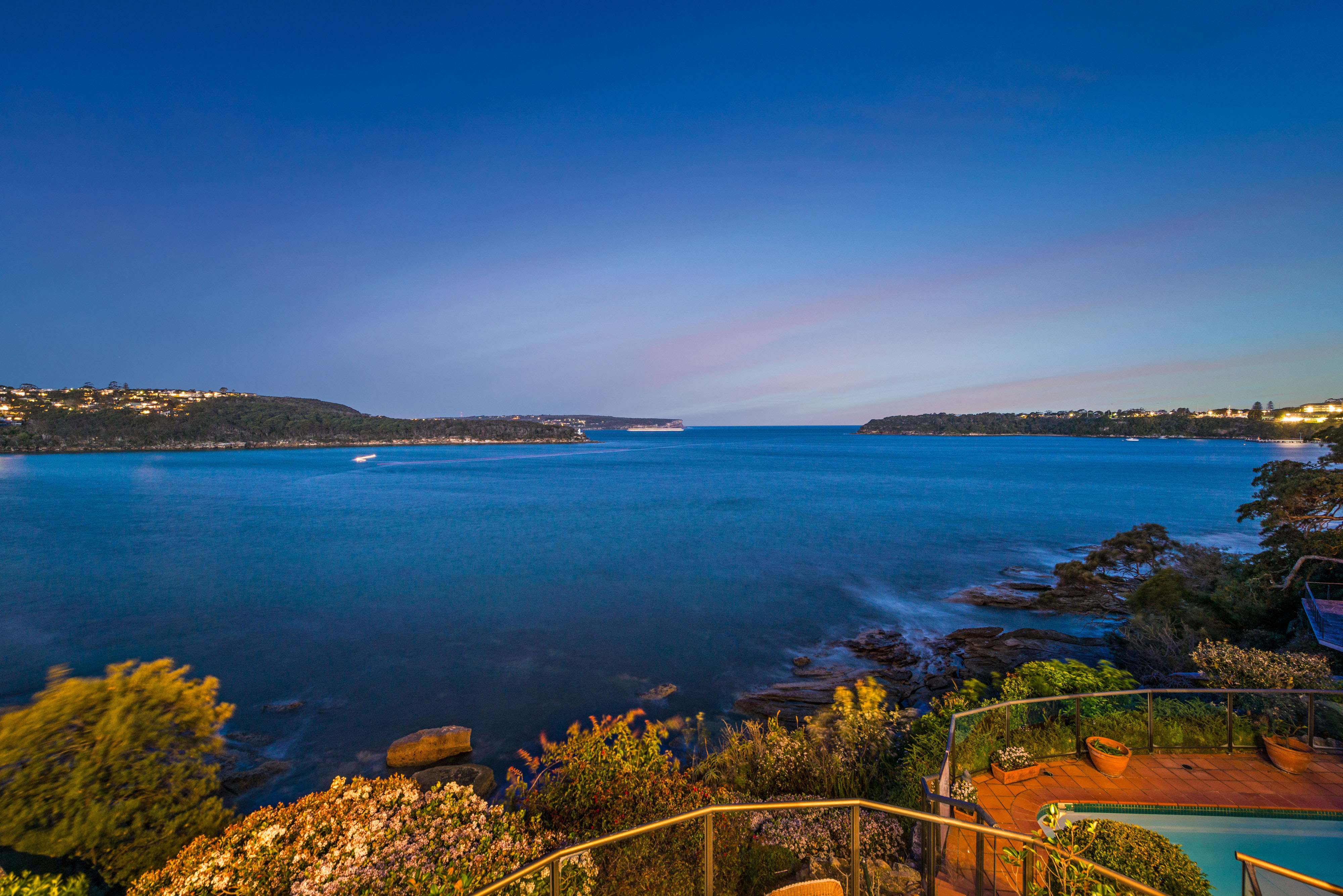 Wyargine Point view from 2 Burran Avenue Mosman